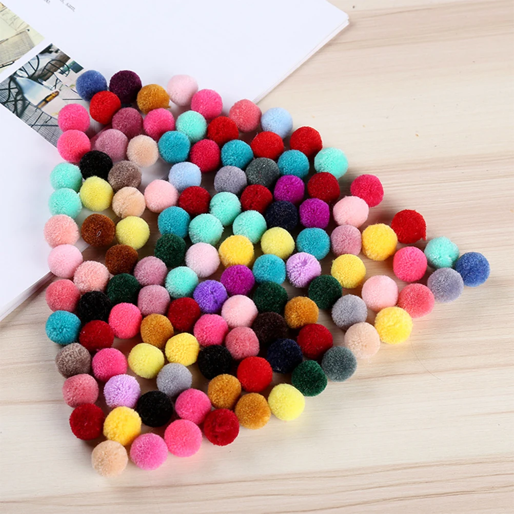 

1000pcs Colorful Ball Accessories Elastic Polyester DIY Material Costume Craft Safe Friendly