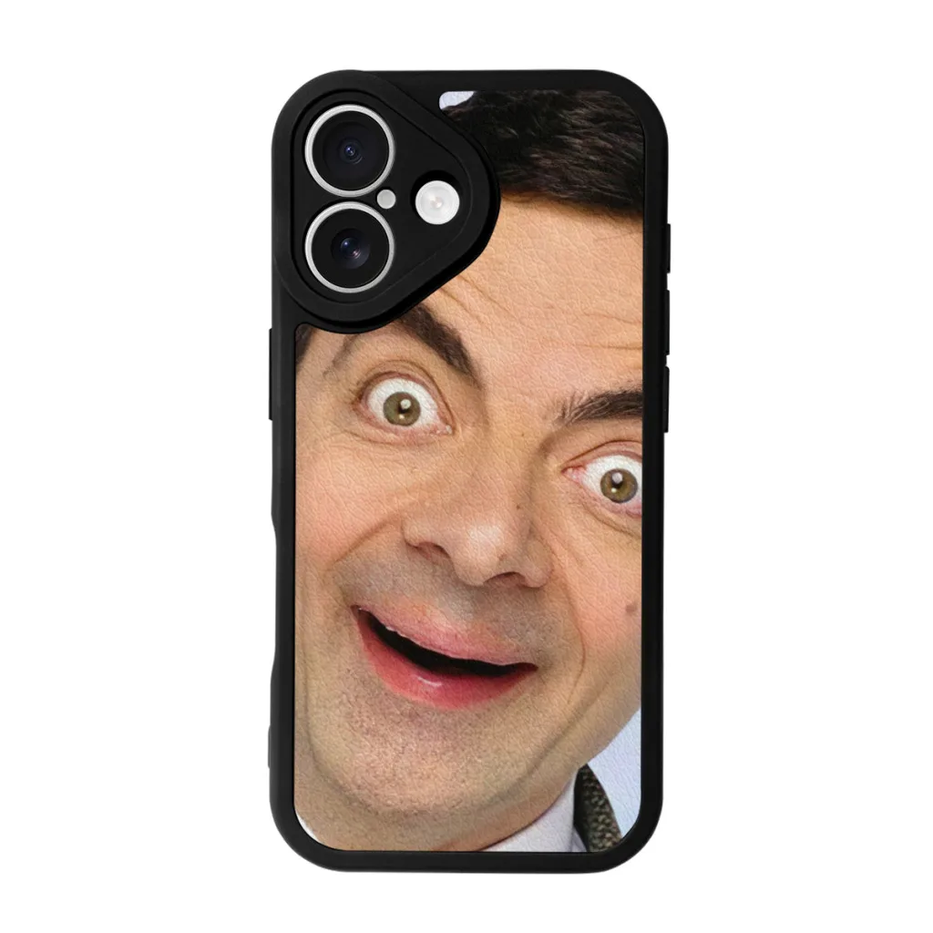 Mr. Bean Phone Case For iPhone 16 Pro Max Silicone Skin Case