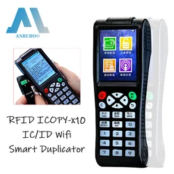 Duplicador de etiquetas Nfc, lector Wifi de cifrado de 13,56 mhz, Icopy8 Pro X10, copiadora de llaves, escritor de tarjetas, Rfid, Progr, 125khz, T5577, nuevo