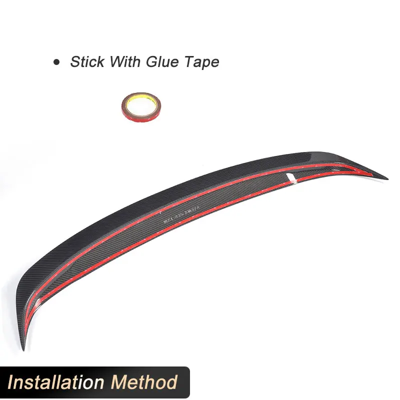 Carbon Fiber Rear Roof Spoiler Wings for Mercedes Benz C Class S205 Wagon Base Sport 2015-2018 Not for AMG Car Rear Spoiler FRP