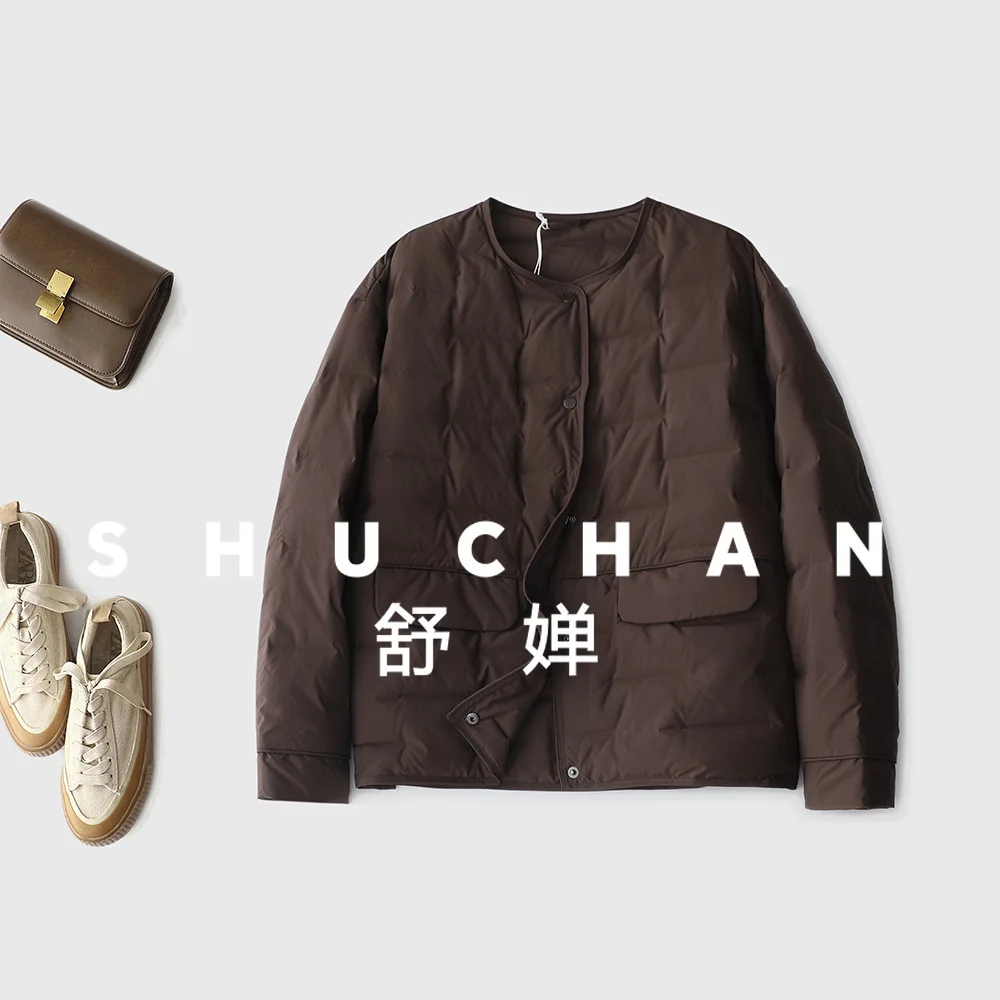 معيار وطني جديد 90 أسفل بطة أسفل ، سترة قصيرة خفيفة ورقيقة للنساء Casacas Para Mujer Invierno 2025 #5