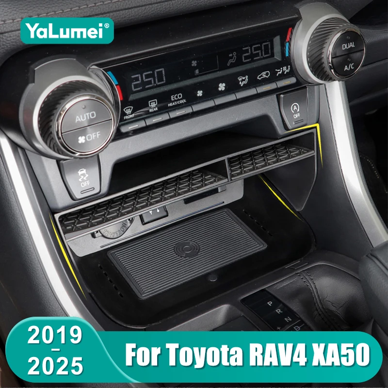 Für Toyota RAV4 XA50 2019 2020 2021 2022 2023 2024 2025 Hybrid Auto Mittelkonsole Aufbewahrungsbox Halter Ablage Zubehör