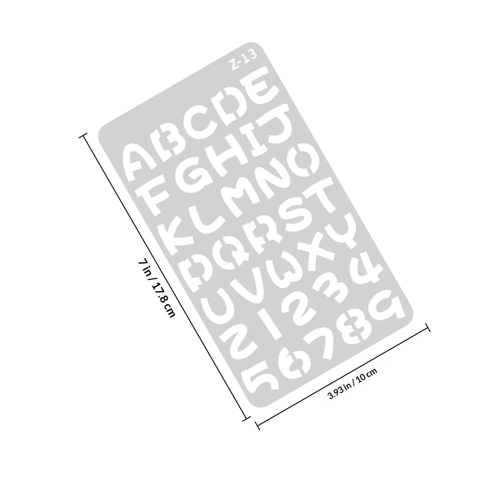 Reusable Letter Stencils for Painting, Alphabet Craft Templates, Calligraphy & Drawing Letters