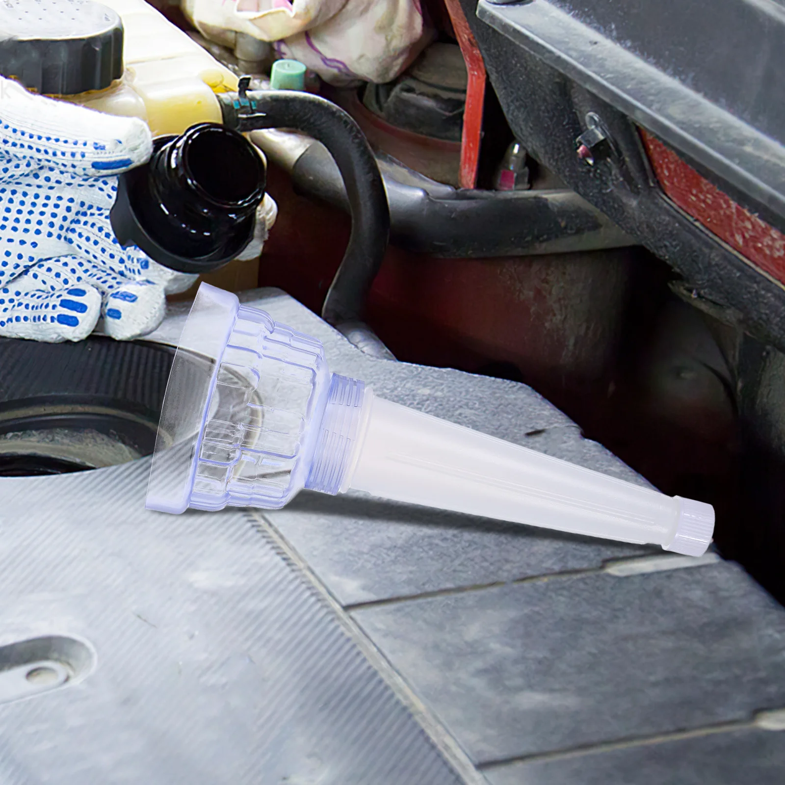 

Oil Filter Remover Tool Automotive Durable Rubber Plastic Easy Operation Oil Change Funnel Remover Tools, Automotive Tools