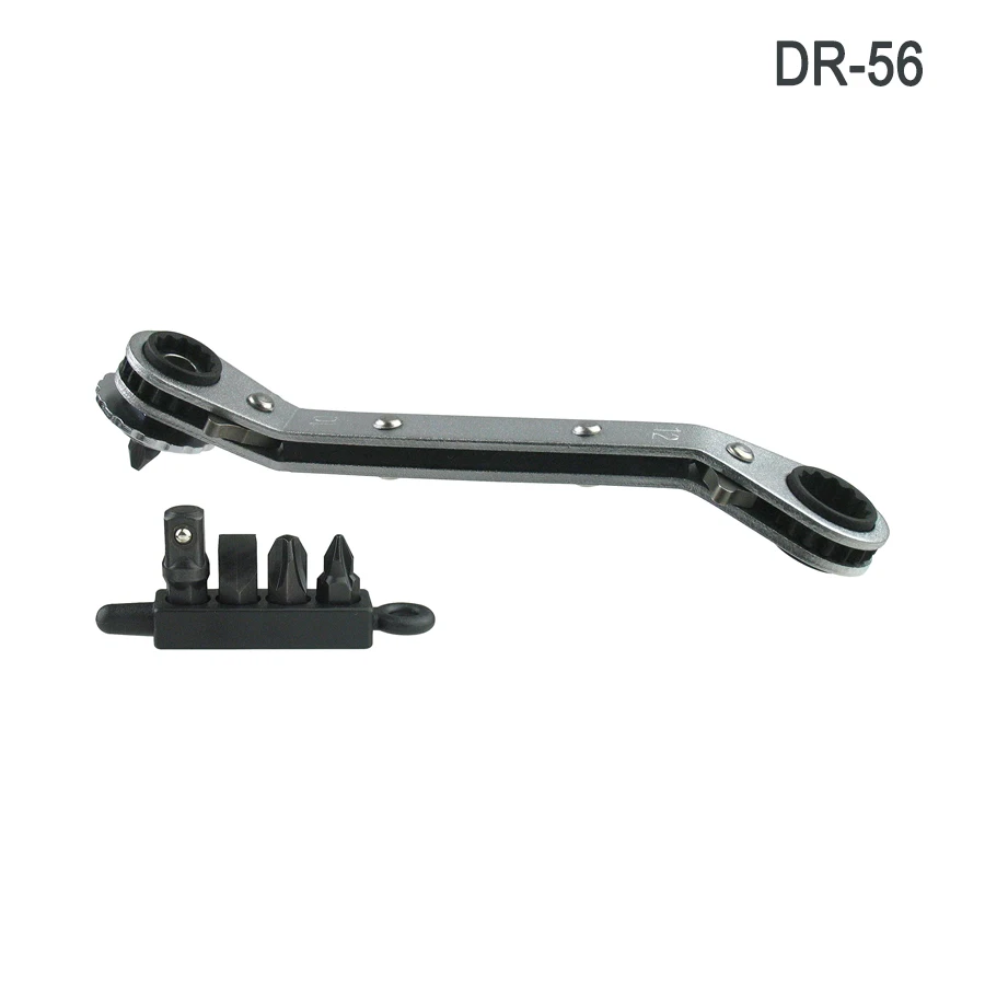 ENGINEER Twin Screwdriver Set Elbow Flat Head Wrench Driver Mini Ratcheting Wrench DR-05 DR-06 DR-07 DR-55 DR-56