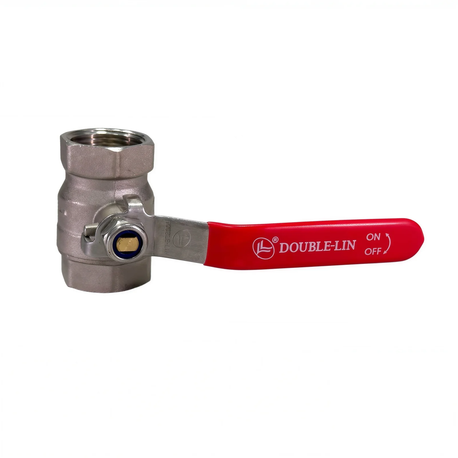 Xiang Yi Marine Accessories Nickel-Plated Forged Brass Ball Valve 2-Piece Full Port Shut-Off Valve PN25 400 WOG For Boat