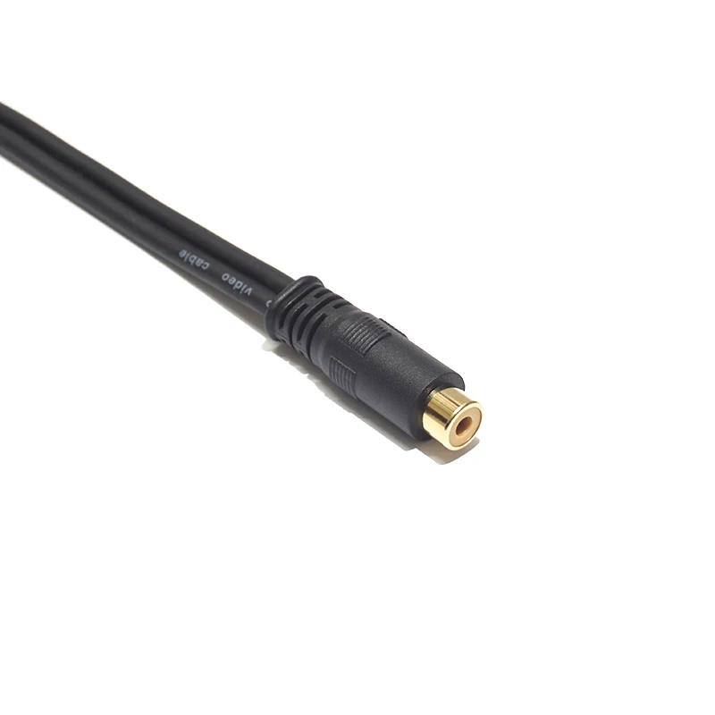 RCA 1 Female to 2 Male Splitter Cable Adapter 1 RCA to 2 RCA Y Audio Cable 20cm