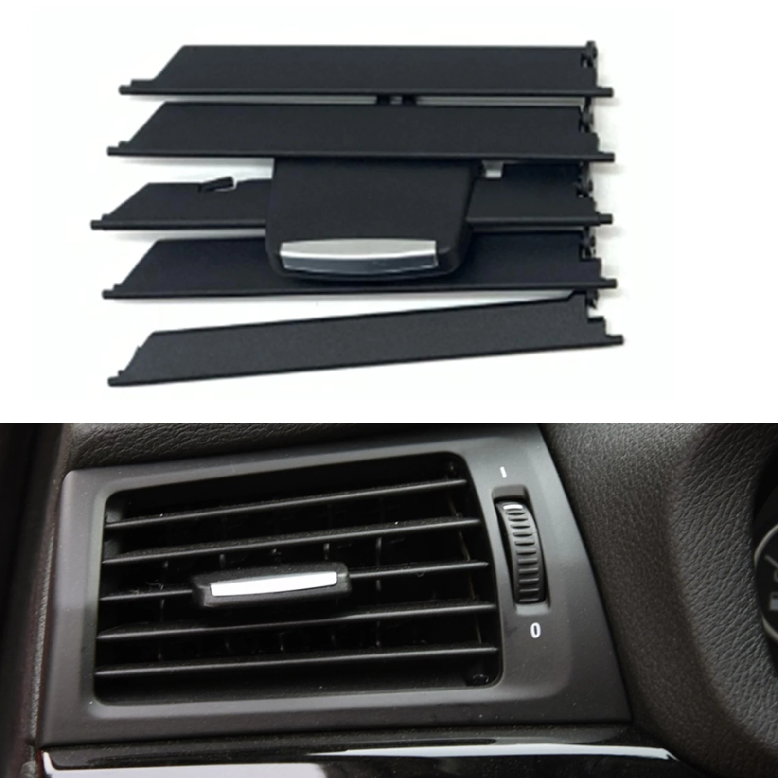 A/C Air Vent Center Grille Outlet Trim Mesh Repair Kit For BMW X3 F25 2011-2017 X4 F26 2013-2018