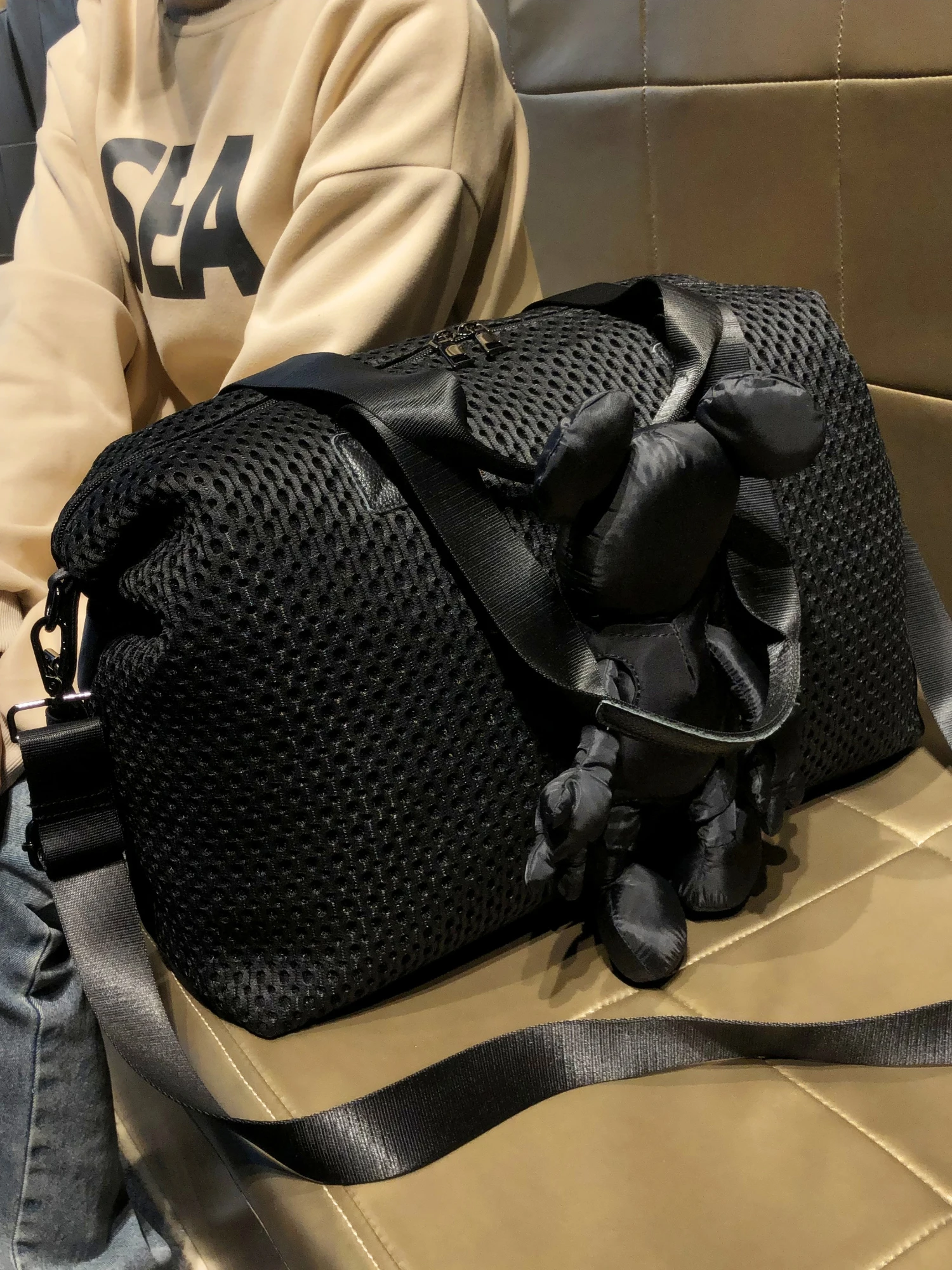 borsa-da-viaggio-gurdier-hong-kong-2025-nuova-grande-capacita-nera-portatile-per-fitness-borsa-alla-moda-per-brevi-viaggi