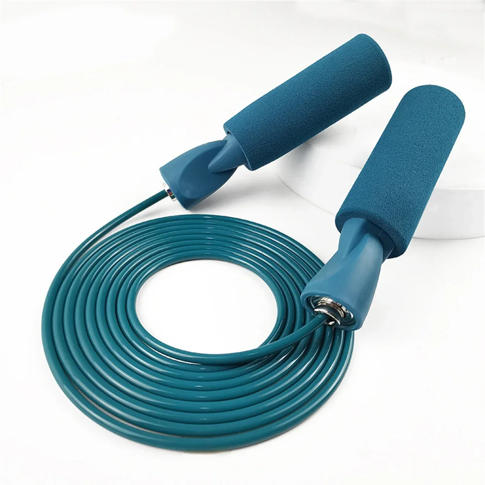 

Adjustable training rope skipping movement fat burning and fat reducing bearing steel wire rope skipping fitness
