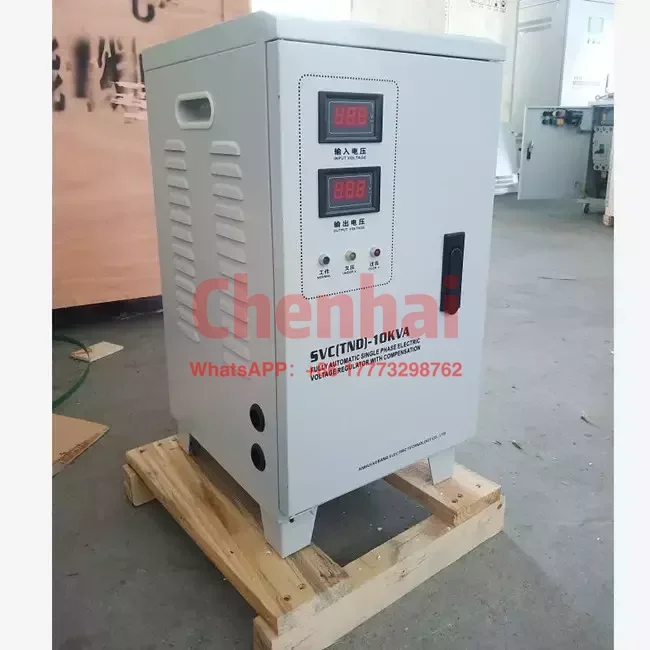 Stabilizzatore di tensione 110v 220v 10kw 10kva 15kva servomotore monofase regolatore di tensione automatico AC DC