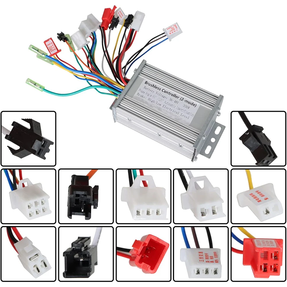36V 48V 350W Brushless DC Motor Speed Controller Replacement for Electric Bicycle E-Bike Scooter Electric Bicycle Accessories image 4