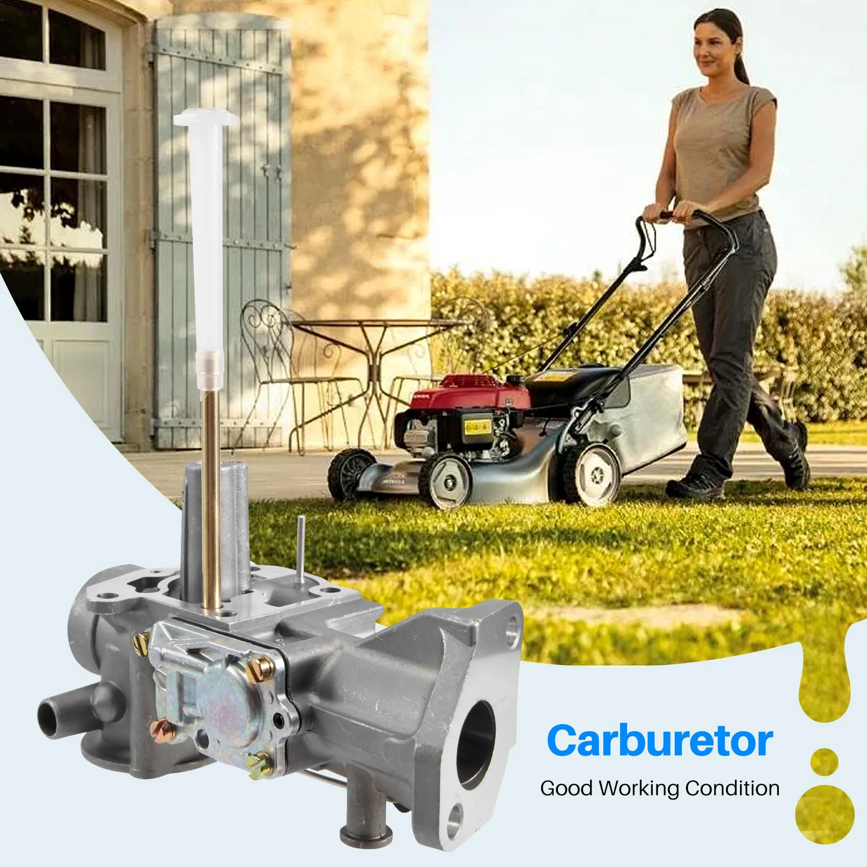 BVBV Carburetor Replacement for Fit for Briggs & Stratton Carb Gasket Kit 5Hp Engines 130202 112202 137202 133212 112232