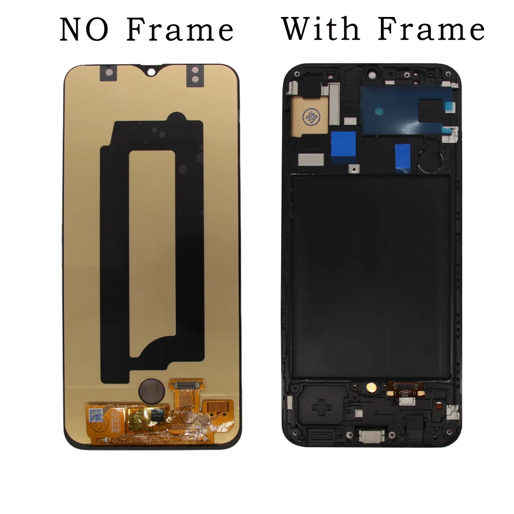 6.4 AMOLED For Samsung Galaxy A50 LCD SM-A505F/DS A505 A505F A505G A505W A505U A505N LCD Display Touch Screen Digitizer Assembly