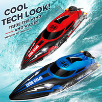 HJ808 RC Battery Boat 2.4Ghz 25km/h High-Speed Remote Control Racing Ship Water Speed Boat Children Model Toy