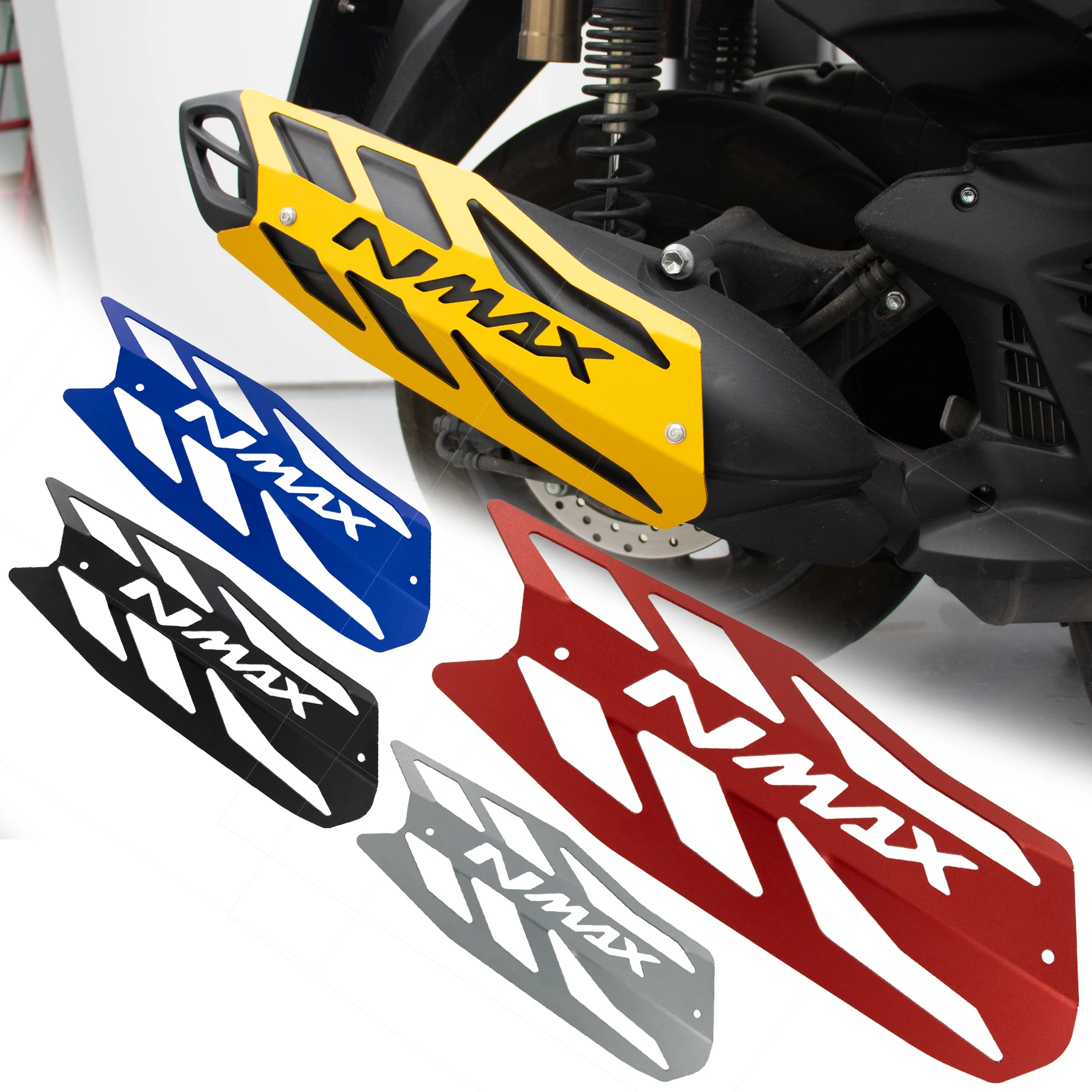 For Yamaha Nmax125 NMAX155 NMAX160 2020-2025 Turbo Neo Motorcycle Accessories Exhaust Pipe Protective Cover Exhaust