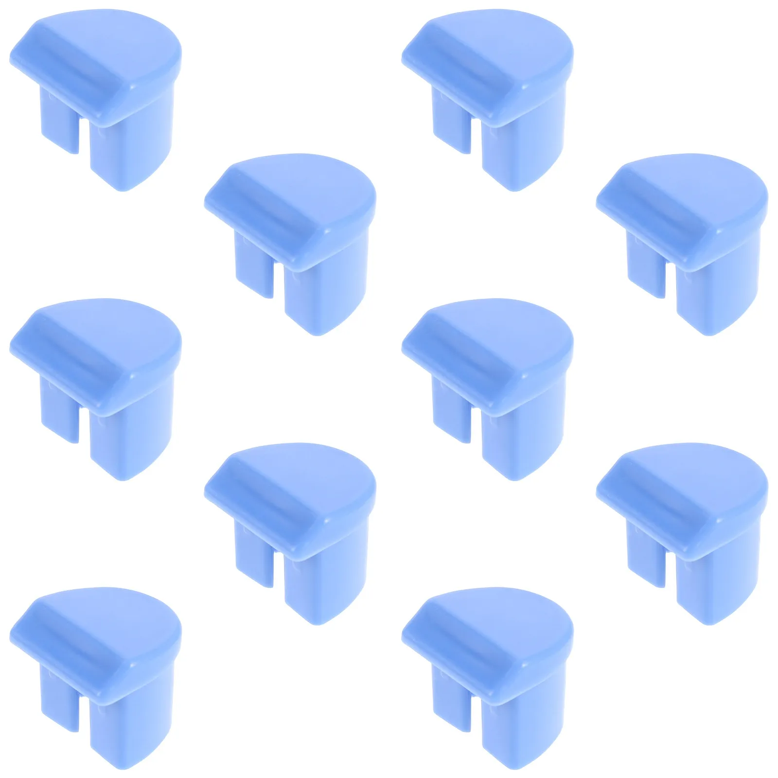 

10Pcs Bed Rail End Caps Plastic Safety Guardrail Covers for Elderly Hospital Bed Handrail Protector Bedside Support Rail