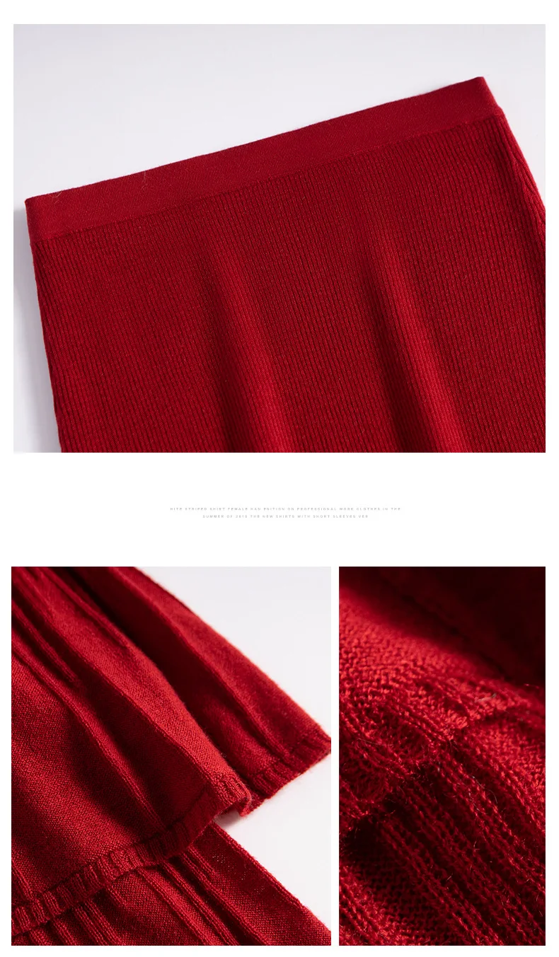 Winsleter-32.4%Sheep Wool Elegant Skirts, Double Layered Ruffles, Women Versatile Commute Trumpet Skirt, 2025 Autumn B59211CC