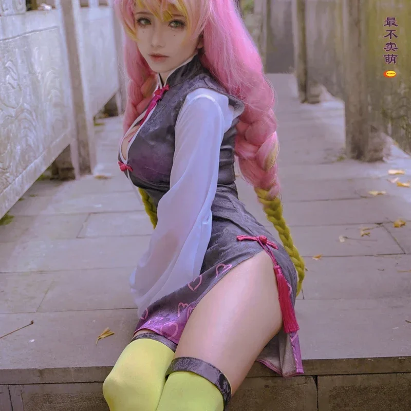 Ganlu Temple Mili Cos Clothing Demon Slayer Blade Lianzhu Doujin Cheongsam Cosplay Costume Sexy Self-Cultivation Ghost Killi MN1