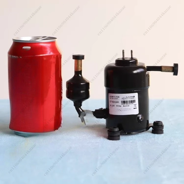 ST19DC Ultra-Mini Micro Compressor, 12V/24V/48V DC, 400W Cooling Capacity for DC Air Conditioner & Water Chiller view 4