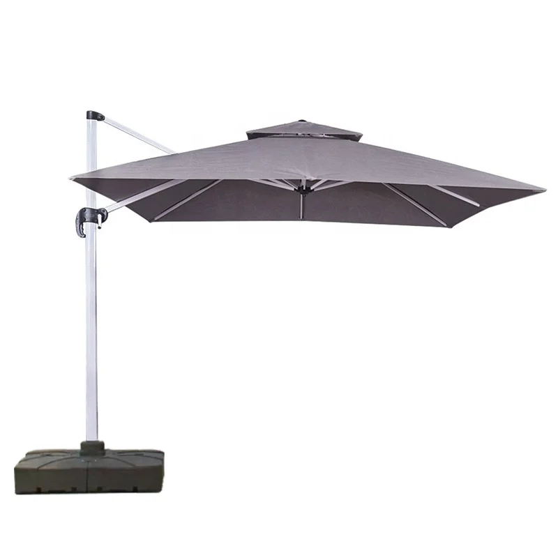 Aluminum Material Luxury Garden Outdoor Commercial Patio Table Umbrella Parasol Sonnenschirm Sombrillas Para Jardin