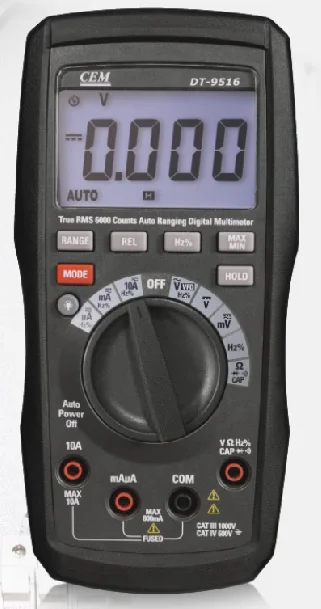 CEM DT-9516 Multimetri digitali professionali a vero RMS