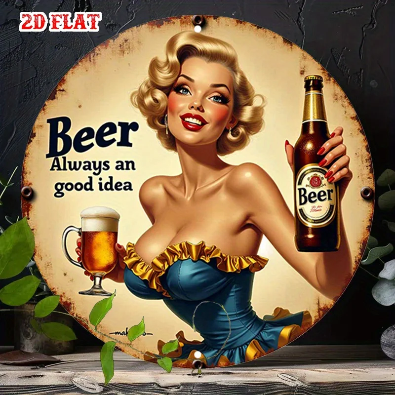 Vintage Beer-Themed…