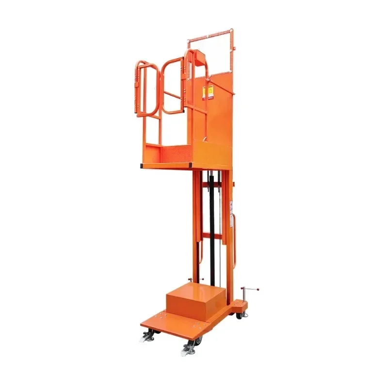 Semi-electric high-altitude mobile hydraulic lifting platform fully automatic aerial work ladder