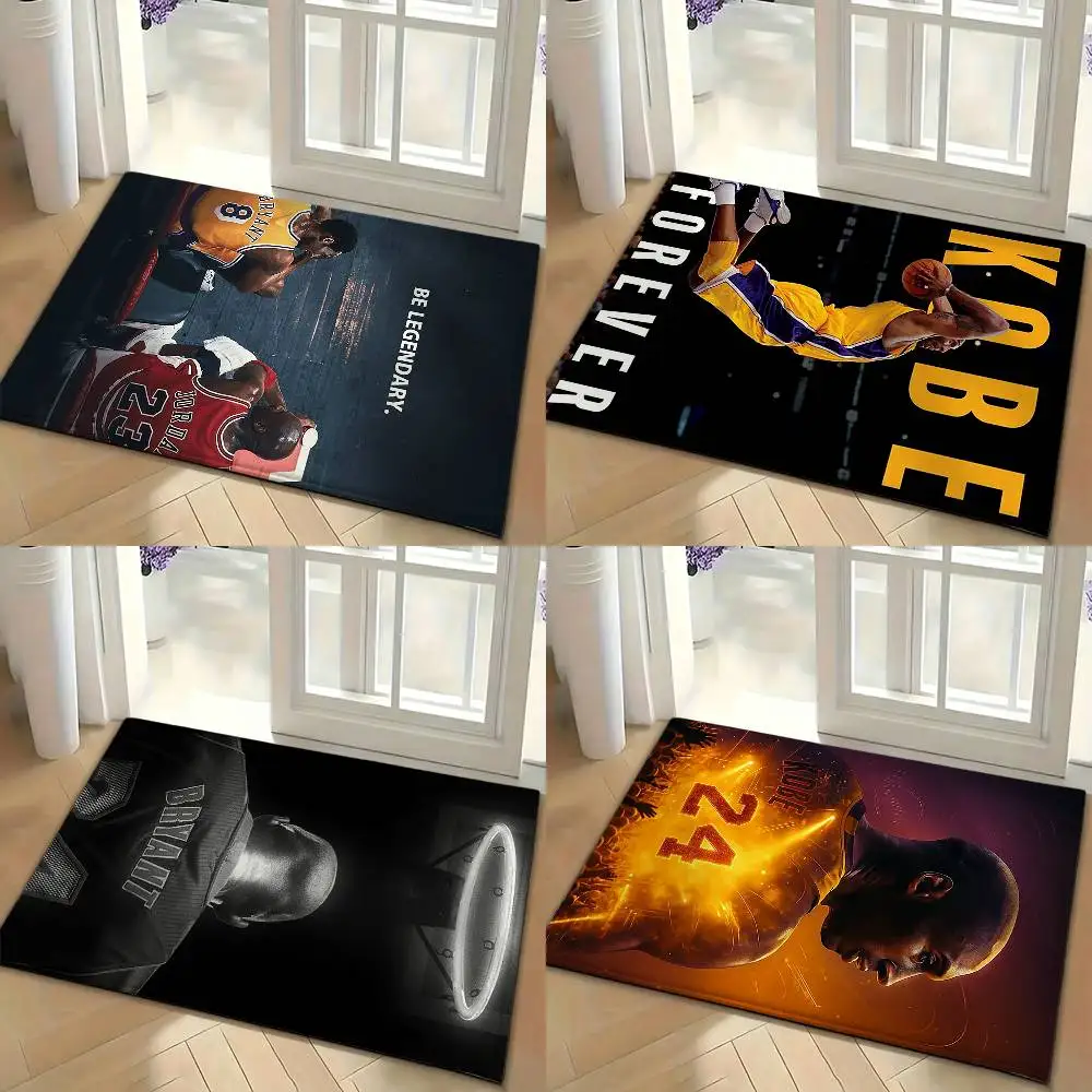 Basketball K-Kobe B-Bryant 8 24 Floor Mat Soft Non Slip for Entry Door Bathroom Indoor Home Decorative Carpet