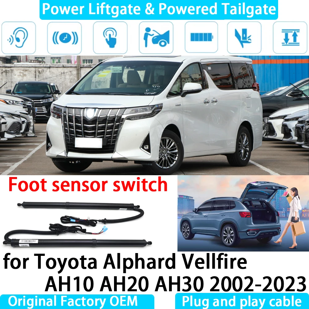 

for Toyota Alphard Vellfire AH10 AH20 AH30 Automatic Electric Power Liftgate Powered Tailgate Strut Tail Gate Lift System