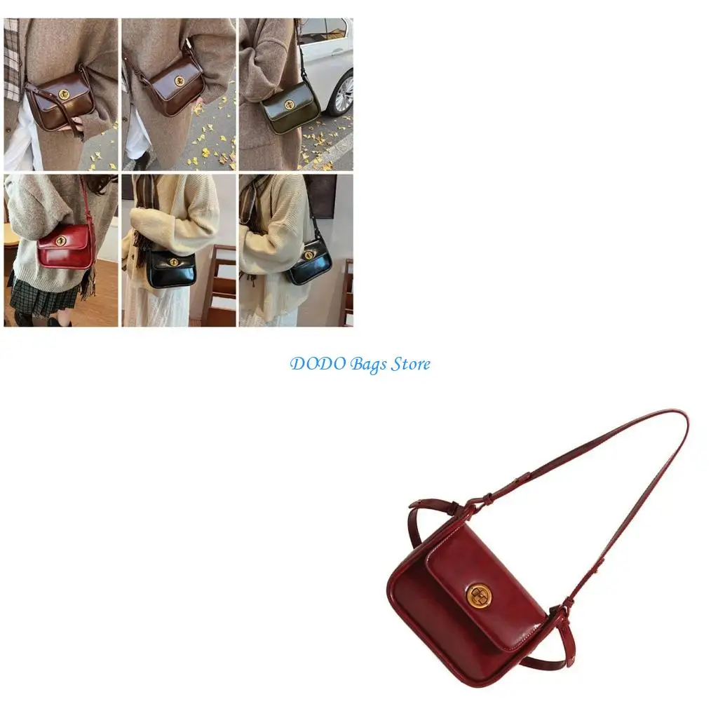 

Ретро сумка для подмышек для женщин, маленькая квадратная сумка, осенне-зимняя сумка через плечо, сумка через плечо