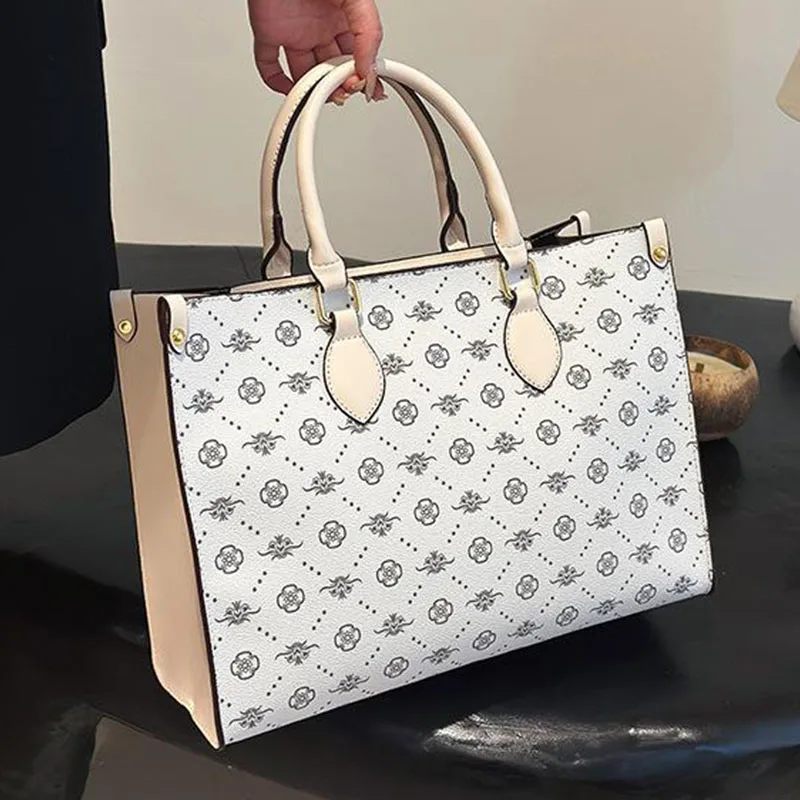 Bolso de hombro de diseñador de lujo para mujer, bolso de mano de cuero, bolso de mensajero femenino, 2024