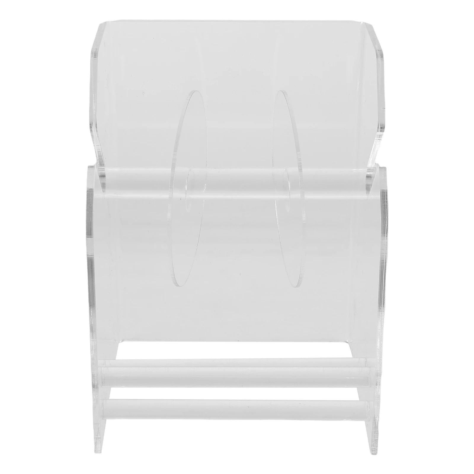 3 Slot Sticker Acrylic Adjustable Multicompartment Organizer For Office Desktop Home Clear Tape Roll Adhesive Dispenser Rack