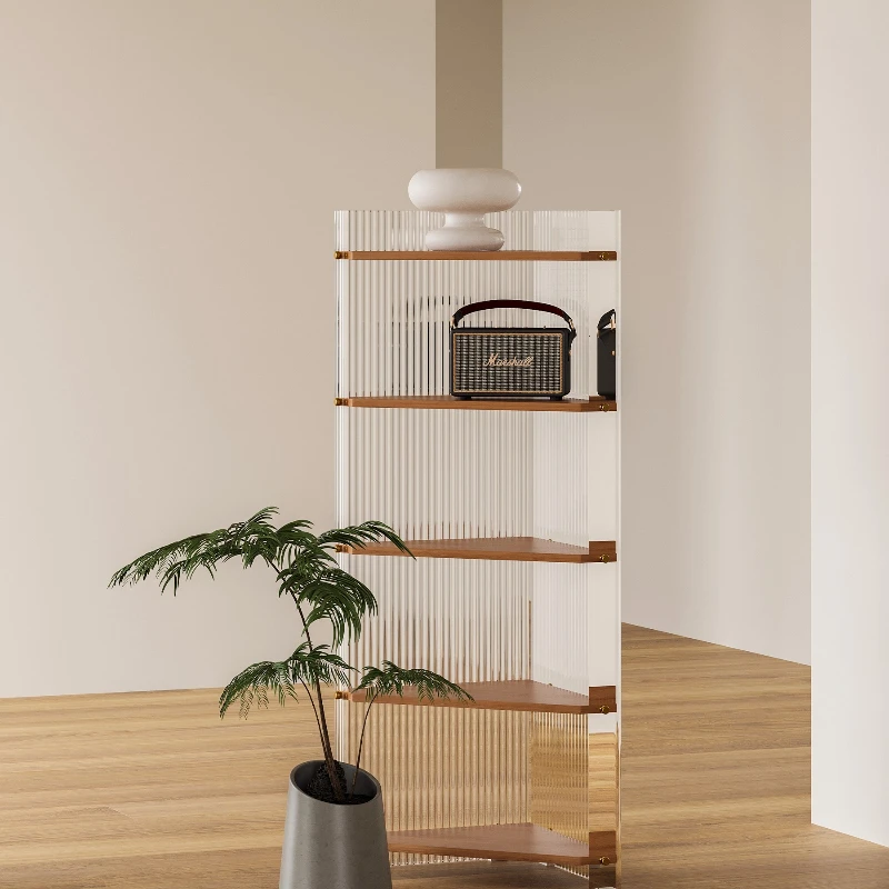 

Simple wall triangular shelf Multifunctional wall cabinet Commercial home atmosphere Furniture storage rack