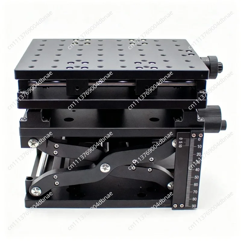 XYZ 3 Axis Moving Table Portable Manual Slide Table Translation Stage Test Stand for Laser Marking Machine 210x150x145MM