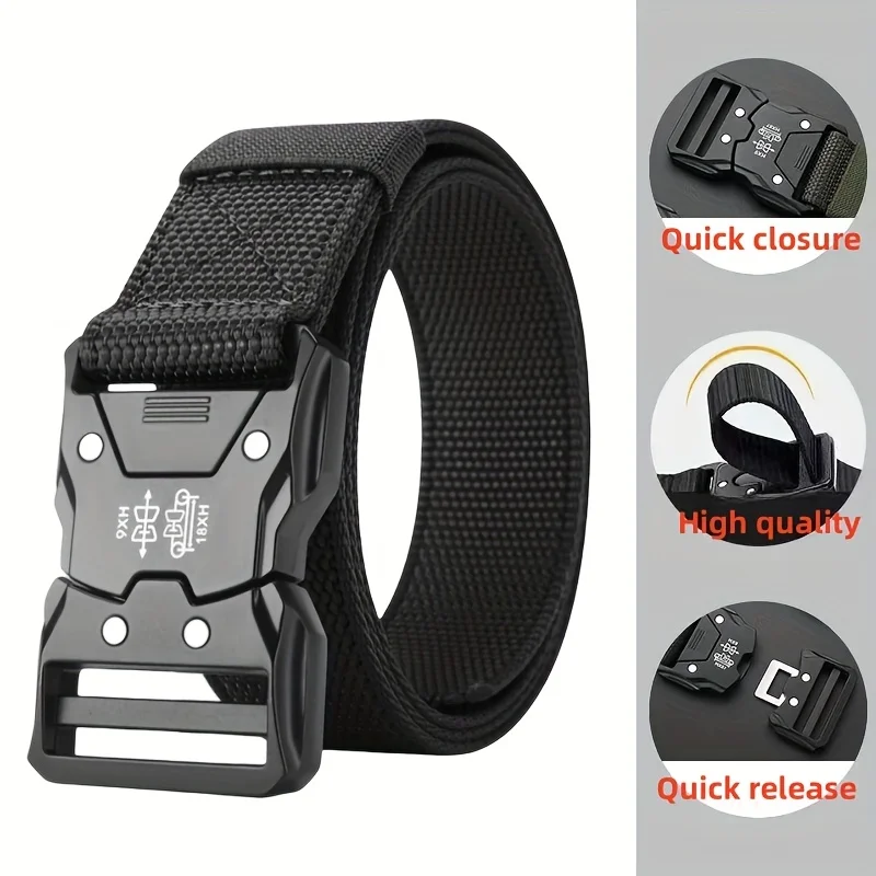 Men's Fashion Belt, Multi functional Outdoor Sports Belt, Outdoor Versatile Belt, Camping Leisure Belt