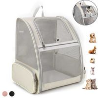 Safety Oxford Cat Carrier Backpack Large Capacity Breathable Cat Carrier Handbag Portable Foldable Pet Carrying Bag Dogs