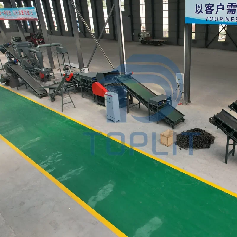 CE Certificate Professional Rubber Granules Production Line with Motor-Efficient Tire Recycling & Granulating Machinery High