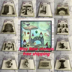 Willow Veggie Toadstool Stone Bridge 2023 New Metal Cutting Dies Stamps Craft Embossing Make Paper Greeting Card Making Template