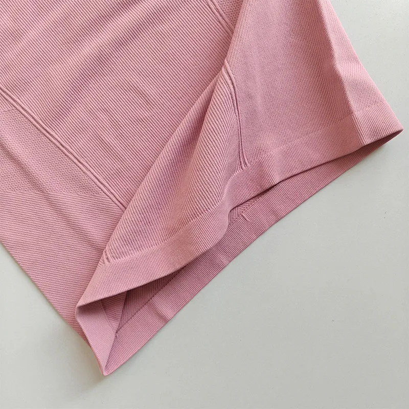 Sport-Top für Herbst und Winter, Rundhals, Slim Fit, Schnelltrocknend, Yoga-Bekleidung, Professionelles Training, Pilates-Sport-T-Shirt, Laufshirt – Detail 13