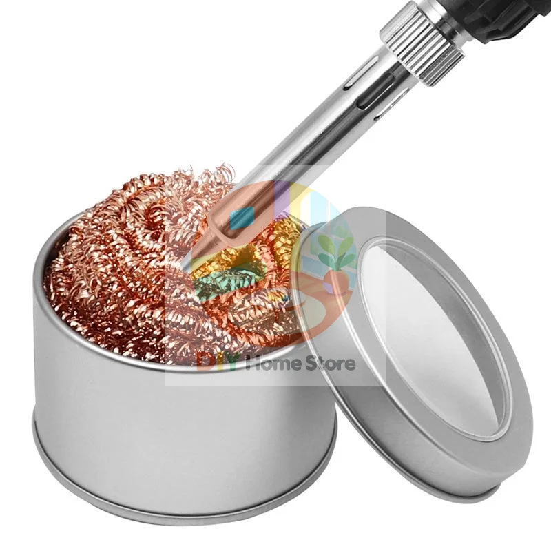 Welding Tip Copper Cleaning Ball Low Loss Mesh Filter for Industrial Soldering Production Line Daily Use