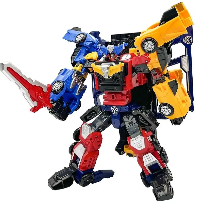 3in1 Actiefiguren Tuobao Warrior Transformerende Robot Speelgoed Set 13 ''/34 cm Gezamenlijk Beweegbaar Speelgoed voor Jongens Meisjes Kids Gift Modellen Nieuwe