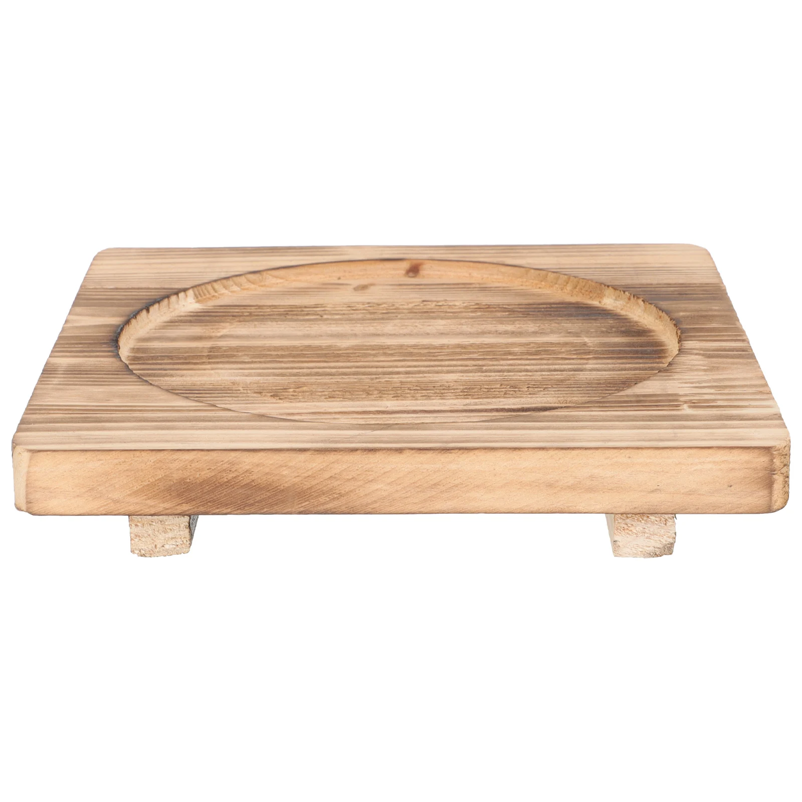 

Wooden Pot Mat Heat Insulation Anti slip Sturdy Casserole Holder Reusable Kitchen Supplies Multi function Tabletop Pad