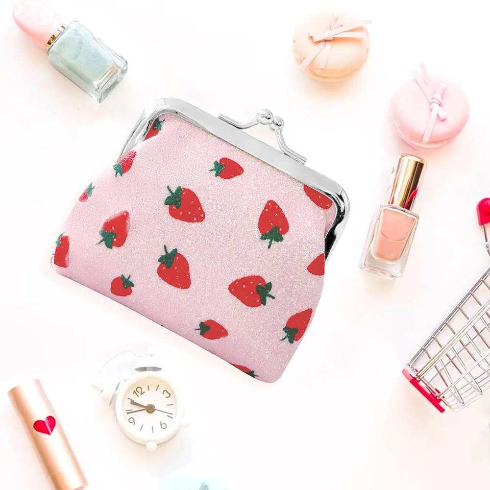 Kiss-lock Coin Purse for Girls Women Mini Change Purses Kids Cute Small Coin Pouch Tiny Coin Wallet Key Holder