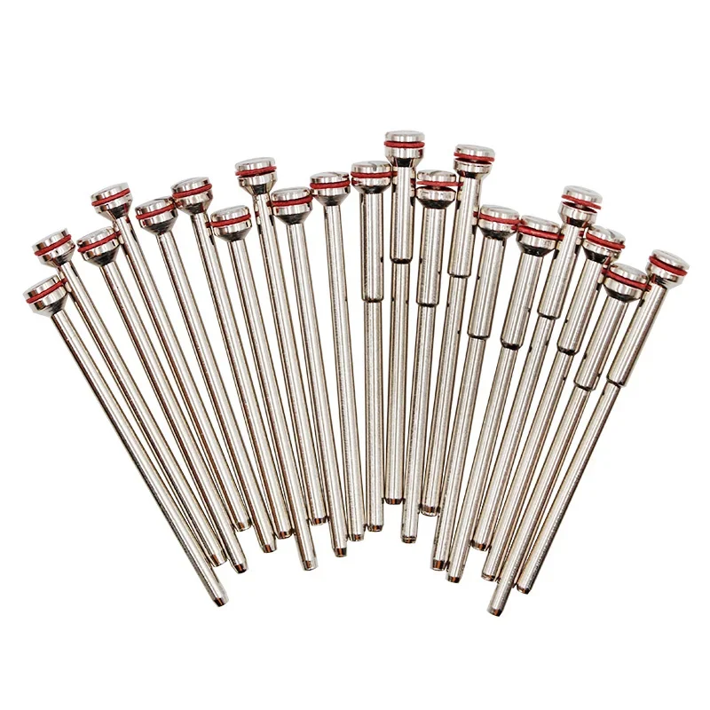 10Pcs Dental Holding Needle Polished Shaft Polishing Shank Mandrel Burs Rotary Tool For Polisher Machine Cutting Dental Material