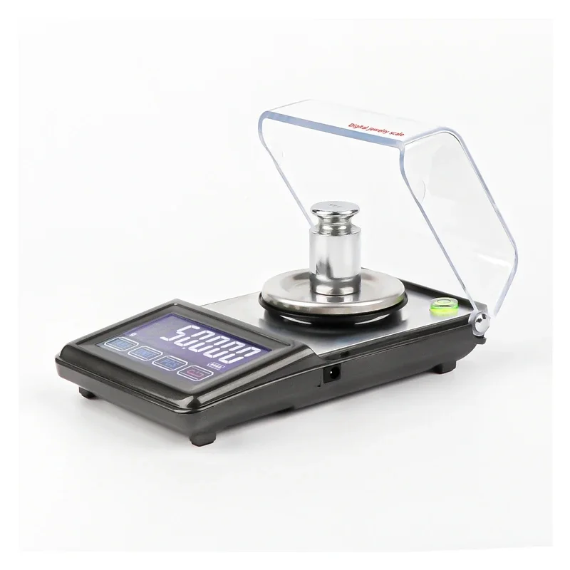 0.001g Electronic Touch Jewelry Carat Scale 50g 30G 20g LCD Gem Diamond USB Digital Scales Count Pocket Weight Balance Backlight