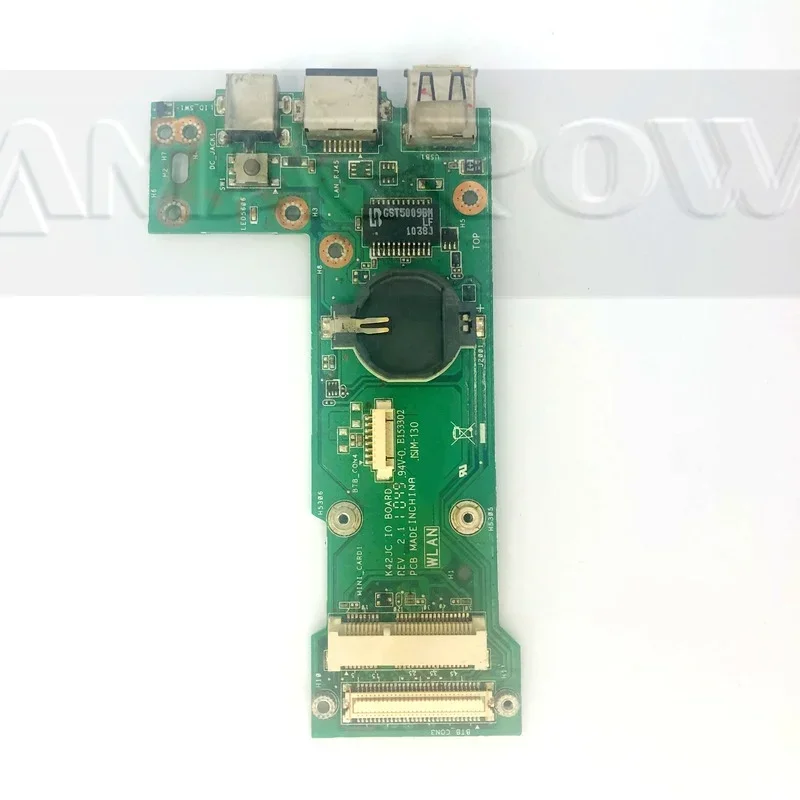 Original REV:2.1 IO BOARD for Asus K42J X42J A42J A40J K42JC K42JR K42JZ K42JY K42JV X42D K42D K42F POWER USB BOARD