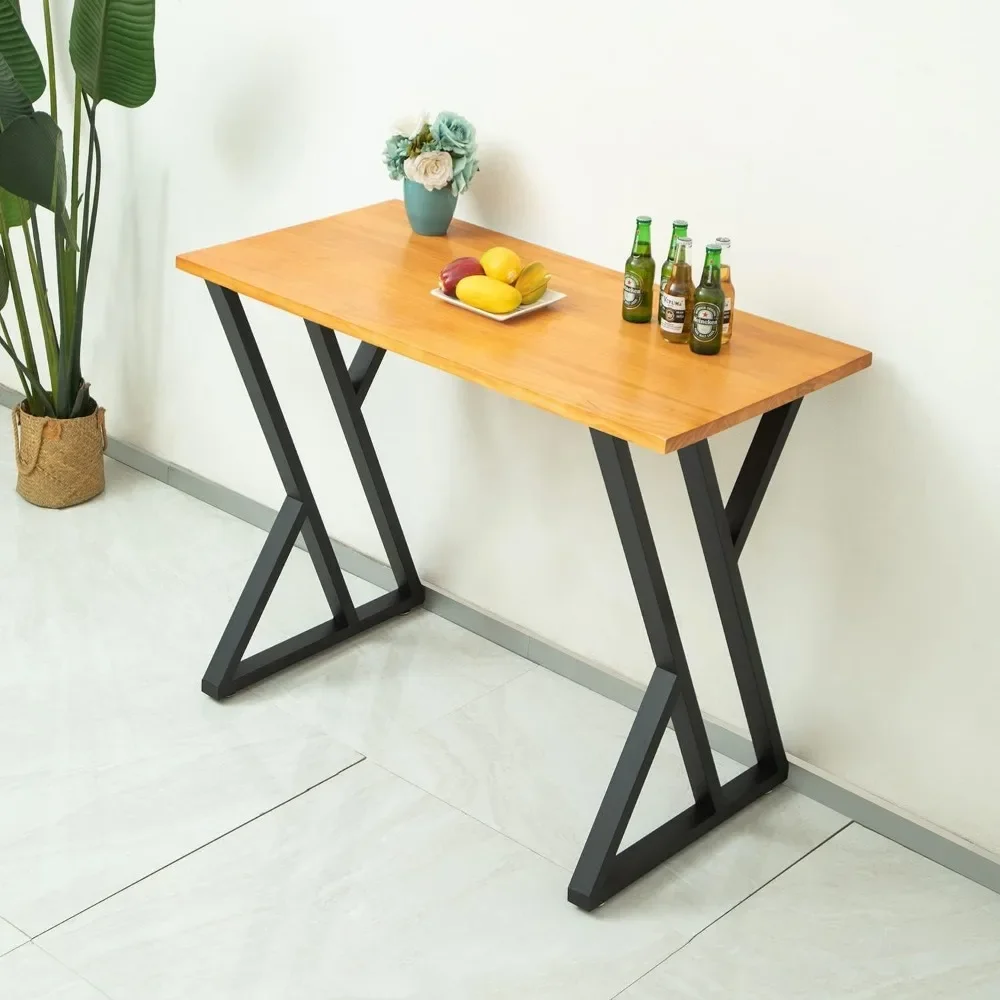 Industrial Modern High Coffee Table Legs, Heavy-Duty Metal Legs for Dining Tables, Industrial Modern Design,DIY Iron Bench Legs