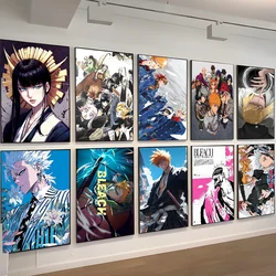Hot Anime BLEACH Movie Whitepaper Poster Fancy Wall Sticker for Living Room Bar Decoration Decor Art Wall Stickers