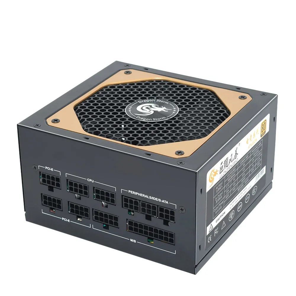 JULONGFENGBAO Support Dual CPU Fonte PC PSU 80Plus Gold ATX 850W 110-264V Power Supply Professional E-Sports Video Game Source